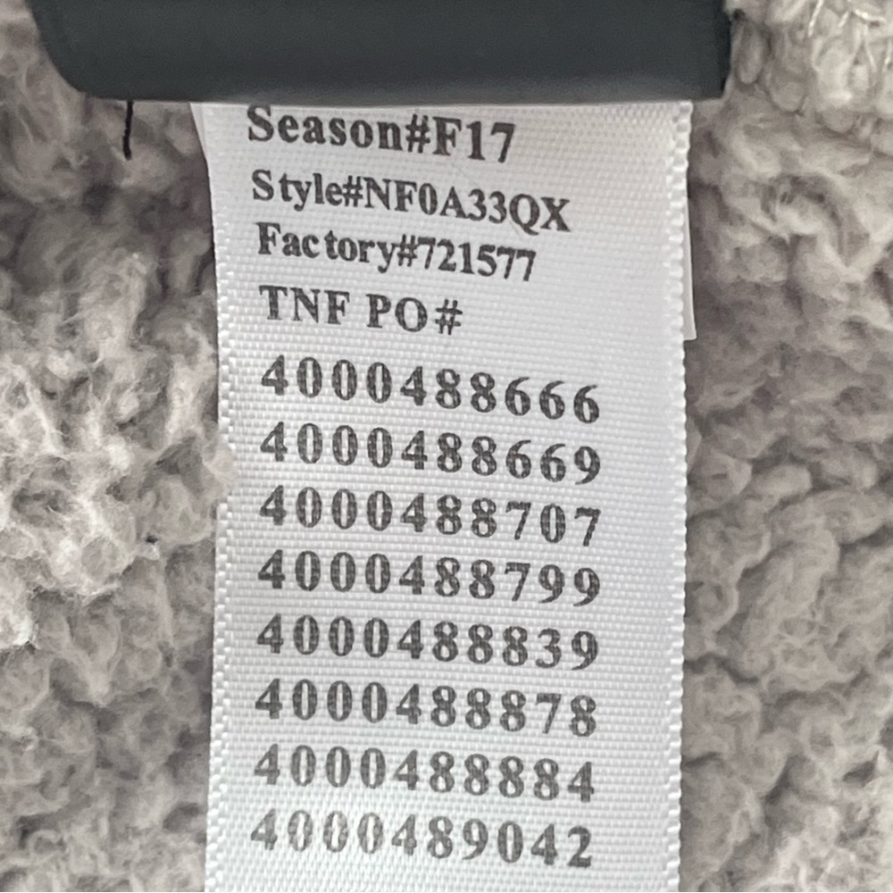 North Face Campshire Pullover Mens L Gray Sherpa Fleece Half Zip Style# NF0A33QX - Picture 8 of 8